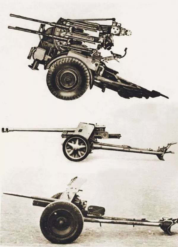 Italeri - GERMAN GUNS SET: PAK35-PAK40-FLAK38